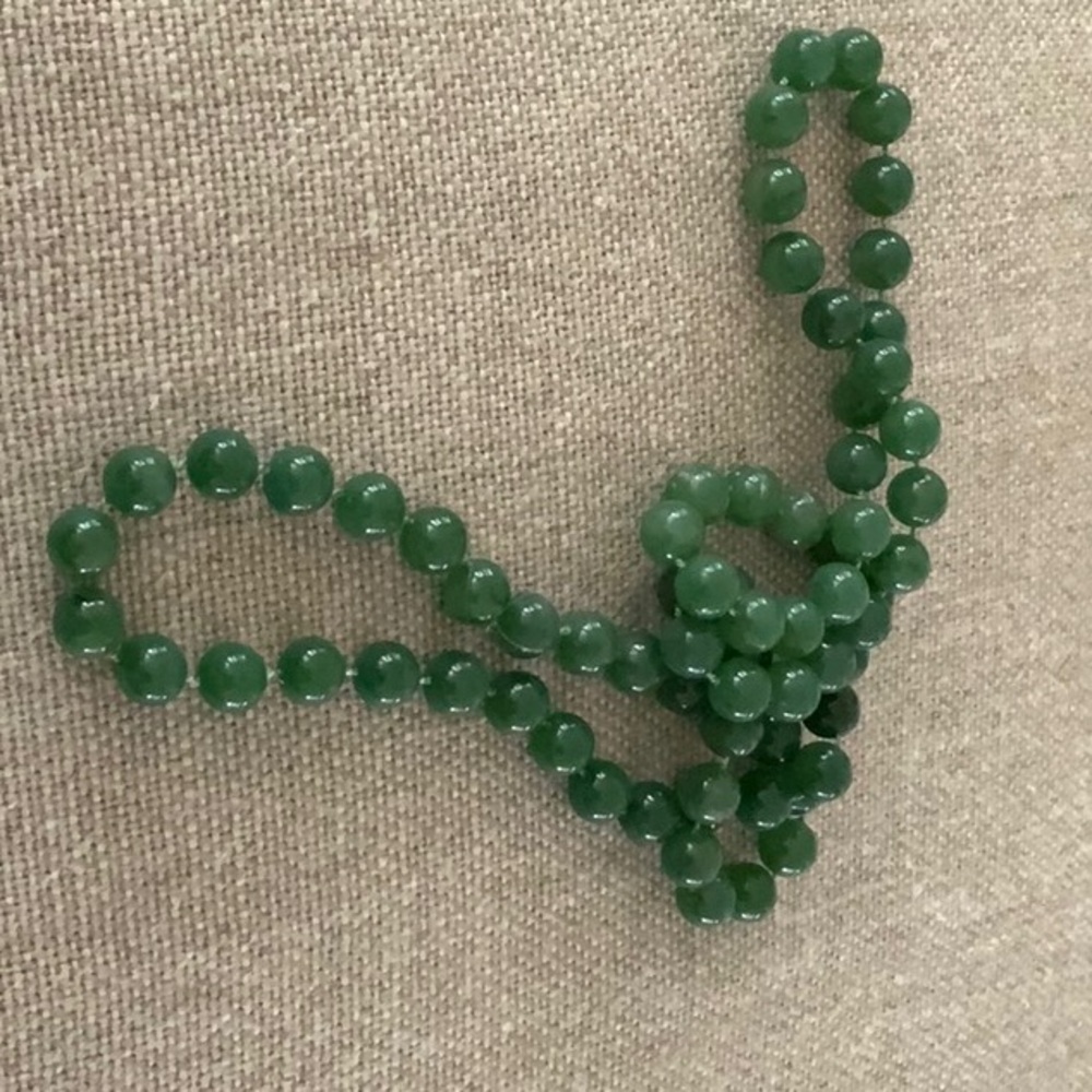 Source Unknown Green Gemstone Necklace
